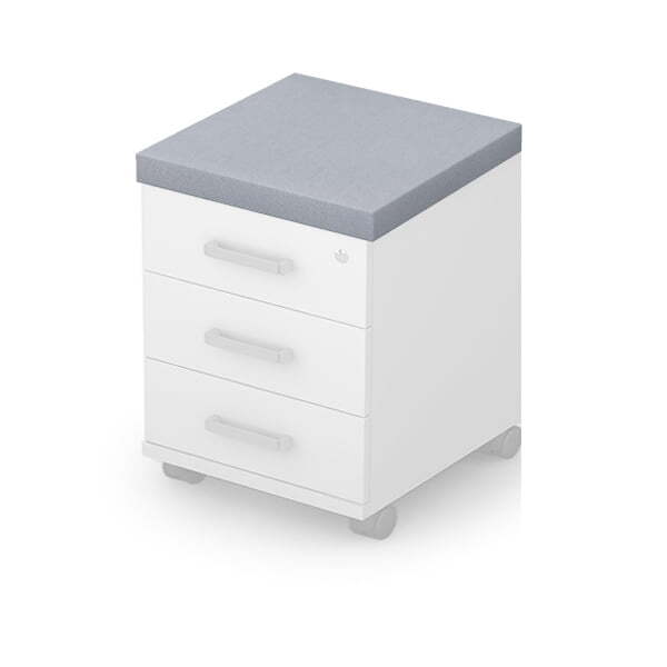 6ПТ.002 Подушка для тумбы (394x454x50) (New grey)