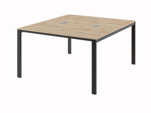 Стол-тандем на 2 рабочих места Саньяна N-46 1350x1532x750 (Дуб ВотанЧерный)