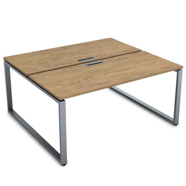СБД-О.988 Стол системы БЕНЧ, на 2 рабочих места (1200x1635x750) (TeakwoodСерый)