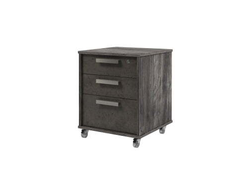 Тумба подкатная 3 ящика Vestar Z-90-1 498x500x615 (Сосна Пасадена/Бетон Чикаго)