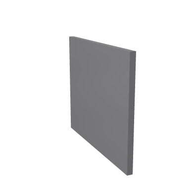 Боковая панель нижняя для низкого модуля правая Valde LAN5P 40x920x740 (Белый)