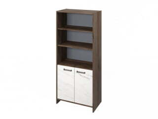 Шкаф для документов Festus FB-672.G 800x460x1861 (Орех Пацифик Табак/Мрамор Леванто белый)