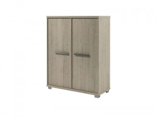 Шкаф двухсекционный Vestar Z-32-12 1232x500x1538 (Дуб Галифакс белый/Бетон Чикаго)