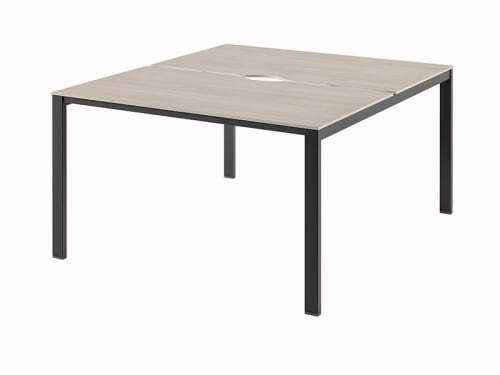 Стол-тандем на 2 рабочих места Саньяна N-41 1350x1532x750 (Акация МораваЧерный)