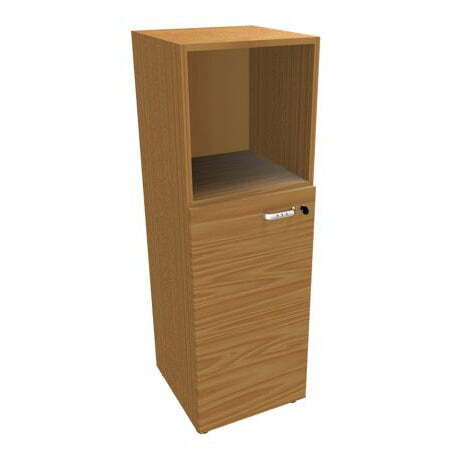 Шкаф средний с низкой дверью Z2 IDEB43M 430x450x1310 (Орех каналетто)