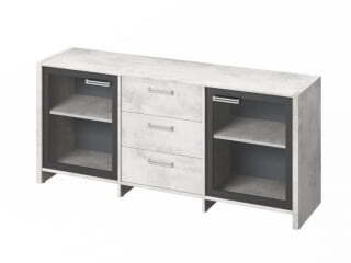 Тумба для документов Festus FI-13-02.D 1804x460x806 (Хромикс Белый)