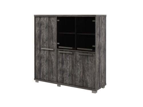 Шкаф трехсекционный левый Vestar Z-33-12л 1556x500x1538 (Сосна Пасадена/Бетон Чикаго)