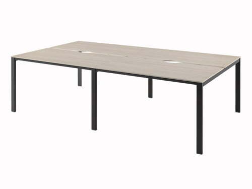 Бенч-система на 4 рабочих места Саньяна N-51 2700x1532x750 (Акация МораваЧерный)