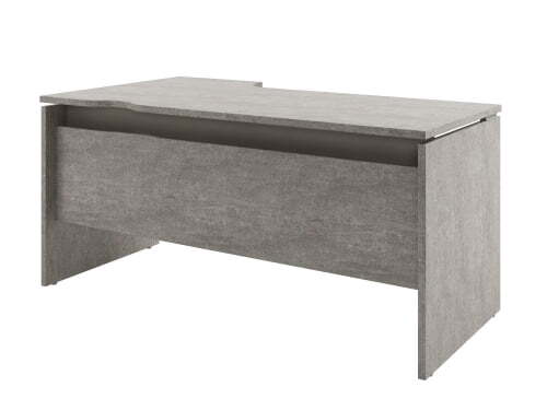 Стол письменный правый Solution D-36 1600x880x750 (Бетон/Кашемир)