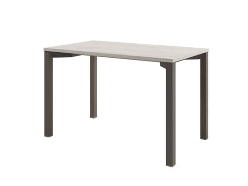 Стол одиночный на металлокаркасе Solution D-30 1200x700x750 (Акация Морава/ТрюфельКоричневый)