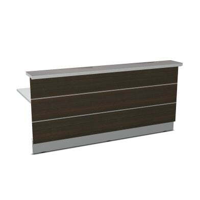 Модуль ресепшн прямой Valde LA23L 2290x917x1105 (Каштан)