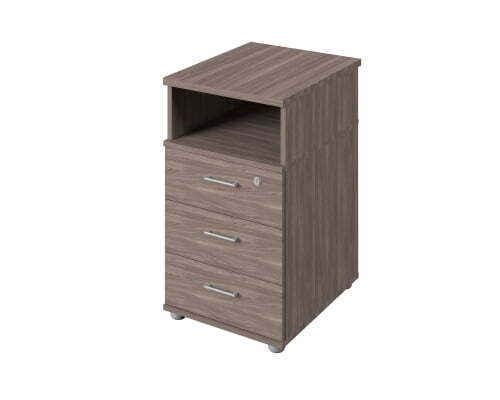 Тумба приставная с 3 ящиками и нишей, с замком на верхний Public comfort С-232 424x514x740 (Джара госфорт)