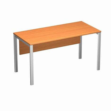 Стол письменный на металлокаркасе МП с экраном ДСП Формула ФР 160 844x670x750 (Ольха европейскаяСерый)