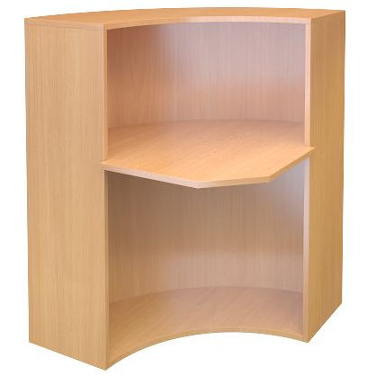 Стойка угловая Ресепшн А-550 900x900x1220 (Груша Арозо)