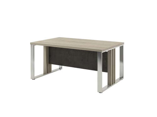 Стол для переговоров на 4 человек Vestar Z-101 1600x1000x750 (Дуб Галифакс белый/Бетон Чикаго)