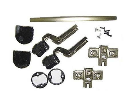 Комплект фурнитуры для одного стекла А.С-3 (Серый)