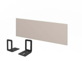 Экран настольный ЛДСП к одному столу L-068-1 1200х18х400 (Кашемир)