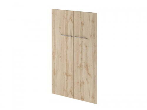 Двери средние (петли с доводчиком) Саньяна N-020 836x18x1424 (Дуб Вотан)