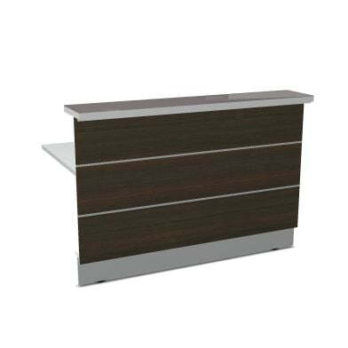 Модуль ресепшн для прямого угла правый Valde LAP16L 1590x917x1105 (Каштан)