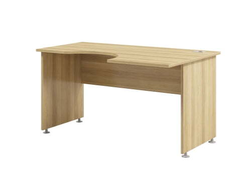 Стол правый с заглушкой кабель-канала Space S-44п 1400x900x730 (Дуб телемарк)