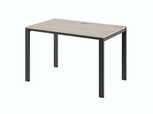 Стол на металлокаркасе одинарный Саньяна N-20 1200x750x750 (Акация МораваЧерный)