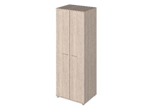 Офисный шкаф для одежды (Вешалка-штанга продольная) Public comfort P-731 770x590x2100 (Дуб сантана светлый)