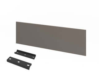 Экран настольный ЛДСП к двум столам L-069-2 1350х18х400 (Трюфель)