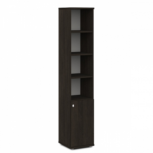 Офисный шкаф полуоткрытый правый Vasanta V-503п 412x440x2195 (Дуб Кентербери)