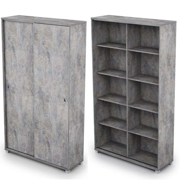 6ШК.015 Шкаф-купе (1200x400x2116) (Basalt)