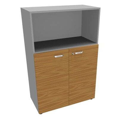 Шкаф, 2 низкие двери Z2 IDEB86M 860x450x1310 (Орех каналетто)