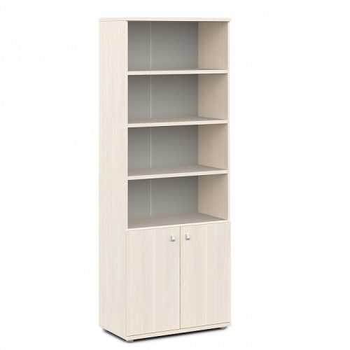 Офисный шкаф полуоткрытый Vasanta V-604 820x440x2195 (Дуб Кобург)