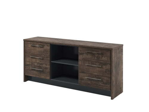 Тумба Torston T-13-03 2200x520x970 (Дуб Бунратти/Антрацит)