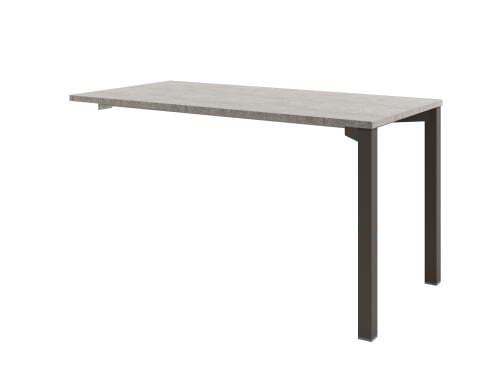 Бенч-система, конечная секция Solution D-313 1400x700x750 (Бетон/ТрюфельКоричневый)