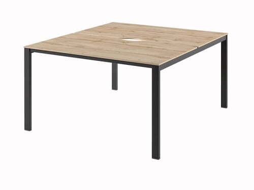 Стол-тандем на 2 рабочих места Саньяна N-41 1350x1532x750 (Дуб ВотанЧерный)