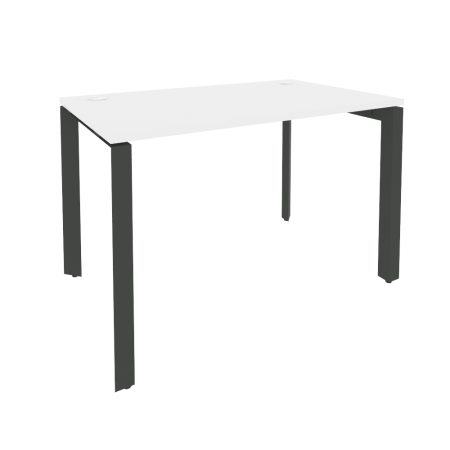 Стол рабочий на П-образном м/к Onix O.MP-SP-2.7 1180x720x750 (Белый Бриллиант/Черный металл)