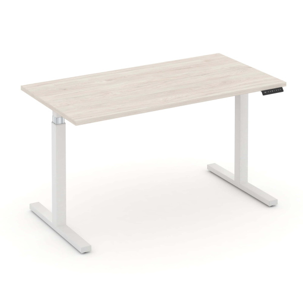 Стол электроподъемный MV.SE-3.7 1380x720x720-1190 (Денвер Светлый/Белый металл)
