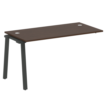 Проходной наборный элемент рабочей станции Metal System Style БА.ПРС-СП-1.3 1400x720x750 (Венге Цаво/Антрацит металл)