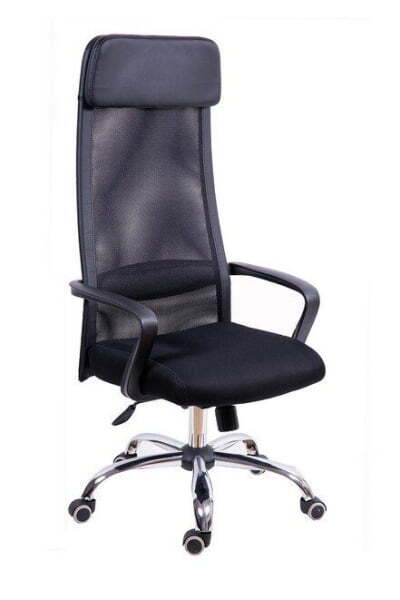 Кресло МГ-17 Хром (Черный)