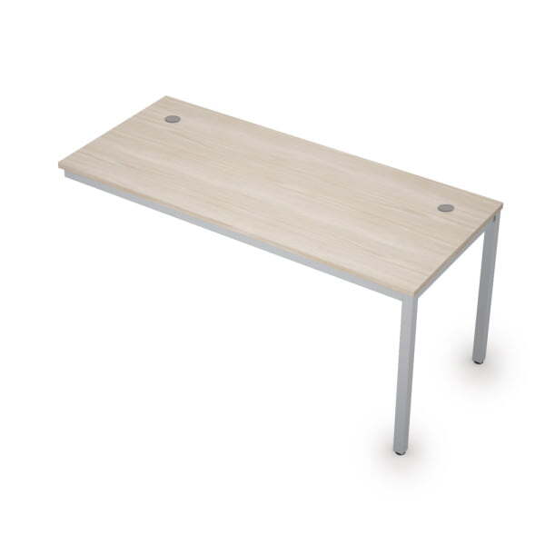 6МБК.174 Линейные бенч-системы, конечный модуль (1600x700x750) (Шамони светлый/Алюминий матовый)