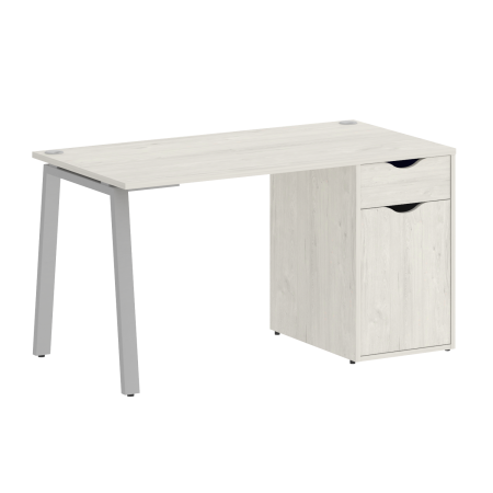 Стол письменный VR.SP-3-138.1.A 1380x720x750 (Дуб Наварра/Серый Металл)