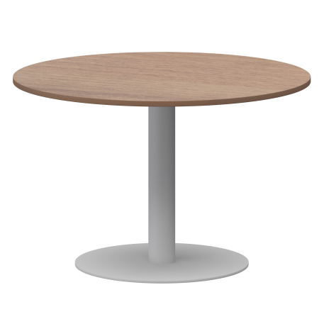 Стол круглый Арго-М АМ-Д120 1200x1200x760 (Орех/Белый)