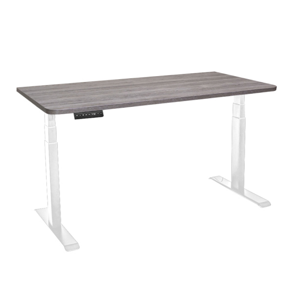 Стол c электроприводом LA-T33-2A3 (1200x700x625-1275) (Серо-бежевый дуб | Белый)