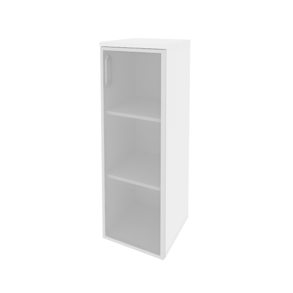 Шкаф средний узкий правый Onix O.SU-2.4RR 400x420x1207 (Белый Бриллиант)