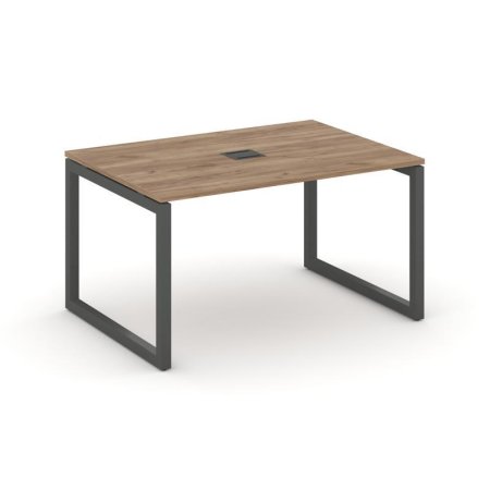 Стол переговорный SN-5O.SPRG-001 (980х980х750) (Дуб Табак/Металл Антрацит)