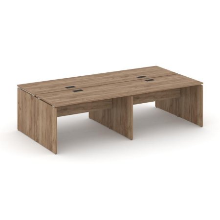 Рабочая станция 2-х сторонняя SN-D.DRS-042 (2360х1432х750) (Дуб Табак)