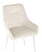 Стул Диана велюр кремовый ножки белые (Стул Диана кремовый)