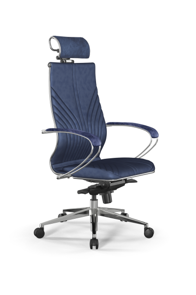 Кресло для руководителя Метта Samurai B2-13K - GoyaLE /Kc31/Wm31/K2cV/H2cV-3D(M06.B32.G11.W03) (Синий)