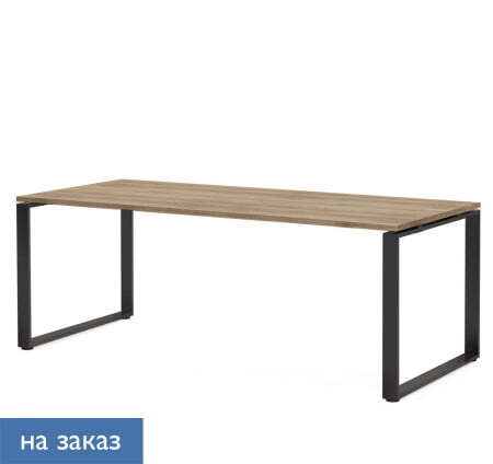 ROLA Стол для руководителя L180 (Гавана/Черный металл)