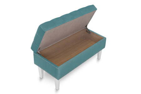 Банкетка Parige 900 (920x420x450) Аквамарин (Аквамарин)