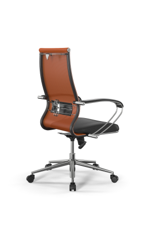 Кресло для руководителя Метта Sit 10 B2-163K - T+Extra /Km00/Wm12/K1cL(M09.B23.G18.W01) (Черный | Оранжевый)